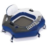 Intex 58854EP River Run Connect Lounge Inflatable Floating Water Tube (2 Pack)