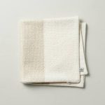 18"x18" Color Block Decorative Pillow Cover Cream/Tan - Hearth & Hand with Magnolia