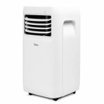 Midea MAP08R1CWT 3-in-1 Portable Air Conditioner, Dehumidifier, Fan, for Rooms Up to 150 Sq ft, 8,000 BTU (5,300 BTU SACC) Control with Remote