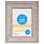Mainstays 5 inch x 7 inch Tabletop Picture Frame, Rustic Gray