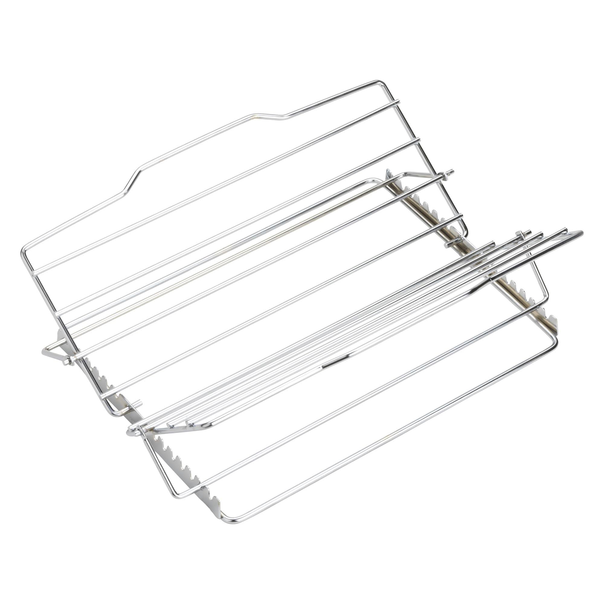 7754fbf55e1c9eb6753b206310fb8cee2f854a9333d1aaa1109043667789d1a6.jpg Good Cook Roast Rack, Adjustable - Image 1