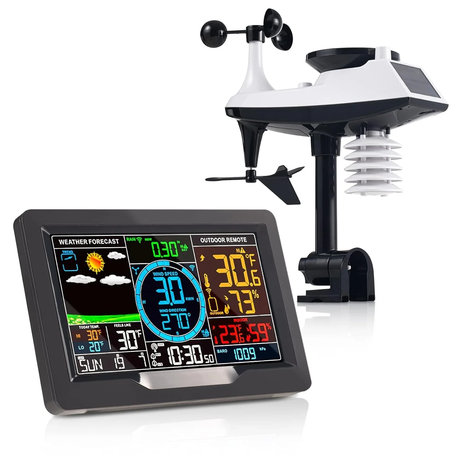 7770030118e0fd32f5a2b87be4c819fa4025efe5e6d9bbfeddc5487e876914bd.webp Professional Weather Station Wireless Indoor Outdoor Thermometer - Image 1