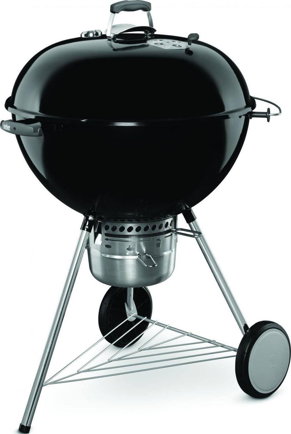 7785181f3748e05b783ff09c87450306a9ebe66ac3bc8d1da66a796384ecf173.jpg Weber 26 in. Original Kettle Premium Charcoal Grill Black - Image 1
