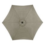 Living Accents 9ft Taupe Market Umbrella