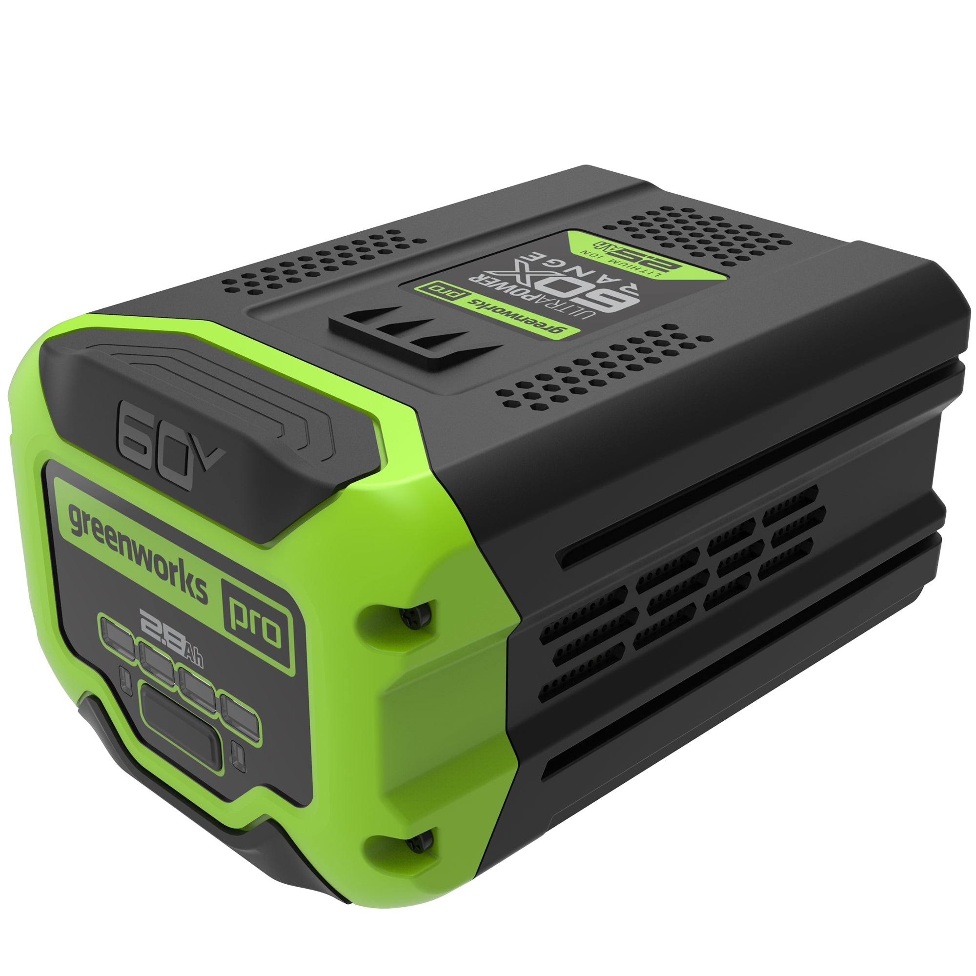 78154e7d6e3f30013871dd9fac29af45dd6c611530de514826177a7c1ca7eb4e.jpg Greenworks X-Range 60V 5.0 mAh Battery with Bluetooth 2908702 - Image 1
