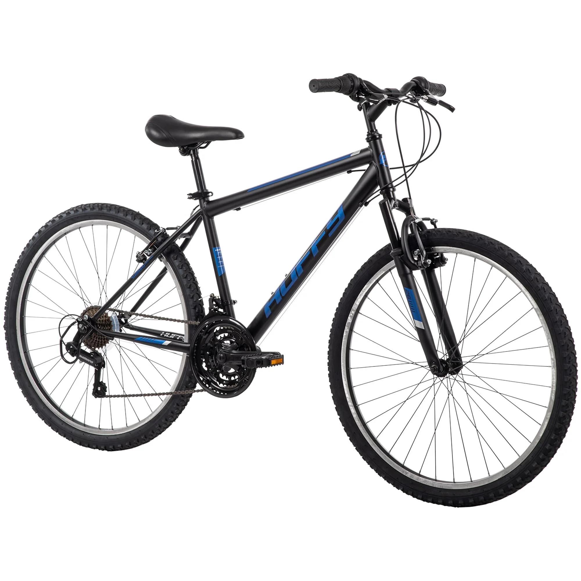 781944cd80050363e47635380143085ae6c71ea65a68cad0c8acd3b95e512e9c.webp Huffy Stone Mountain 21-Speed Hardtail Men's Mountain Bike - Image 1