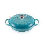 Le Creuset Signature Cast Iron 2.25 qt. Caribbean Braiser