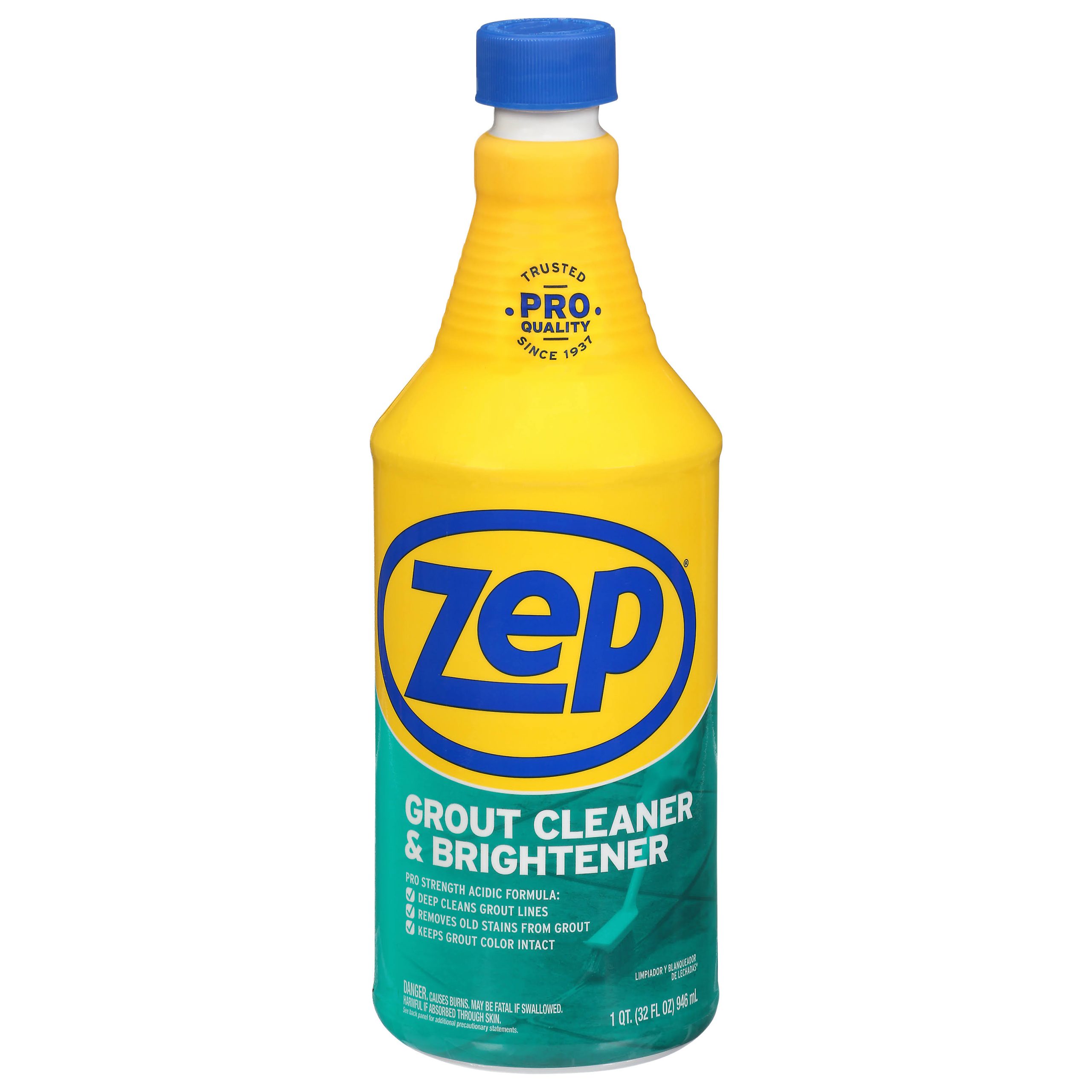 7823a47a47f3d356a4aee0b8f08bb772788a8fad6a063d7ee9bbbecf36d9fcbb.jpg Zep Grout Cleaner & Brightener - 1 qt - Image 1