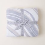 Barefoot Dreams CozyChic Marbled Blanket - Ocean Multi