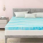 2 inch Gel Memory Foam Mattress Topper Twin Size ,for Pressure Relief for Back Pain,Soft & Breathable, Blue