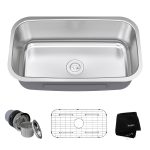 Kraus Stainless Steel Single Bowl Undermount Kitchen Sink