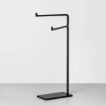 Metal Hand Towel Stand Matte Black - Hearth & Hand with Magnolia