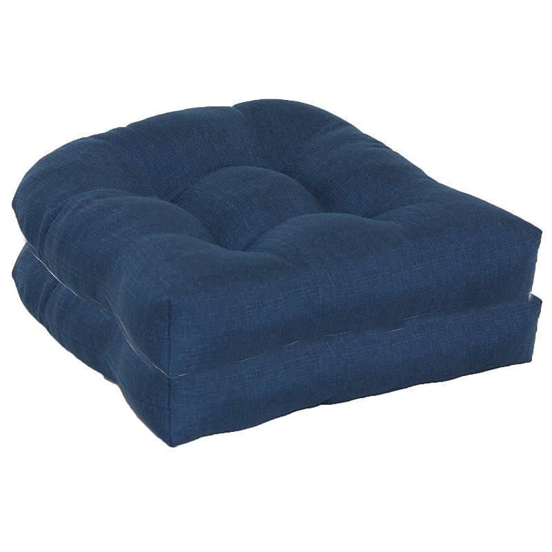 785a656e8a253826a71cb7ec187913c8bcd28e26aab600424e6d55e1465ef0b5.jpg Sonoma Goods For Life Indoor Outdoor 2-piece Single Wicker Chair Cushion Set, Blue - Image 1