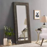 Trvone Full Length Mirror Floor Mirror Oil Rubbed Bronze Frame, Hanging Vertically or Horizontally or Leaning Against Wall, Large Bedroom Mirror
