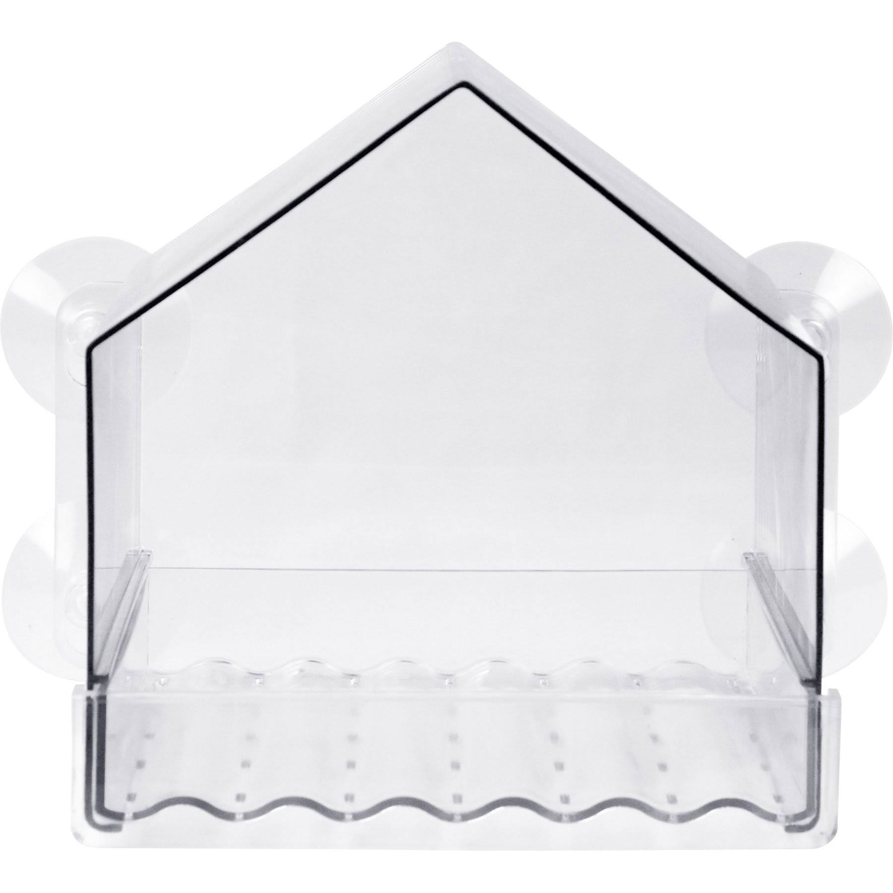 785f762a75967eb111351294d202fbc16c9d5cf3d86af6e4c5e686559ce3f356.jpg Nature's Way Clear View Window Bird Feeder - Image 1
