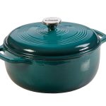 Lodge 6 Qt. Lagoon Enameled Cast Iron Dutch Oven