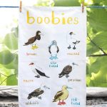 Fowl Language Tea Towels - Boobies | Kitchen Hand Towels