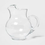 90.6oz Glass Round Pitcher with Handle - Threshold