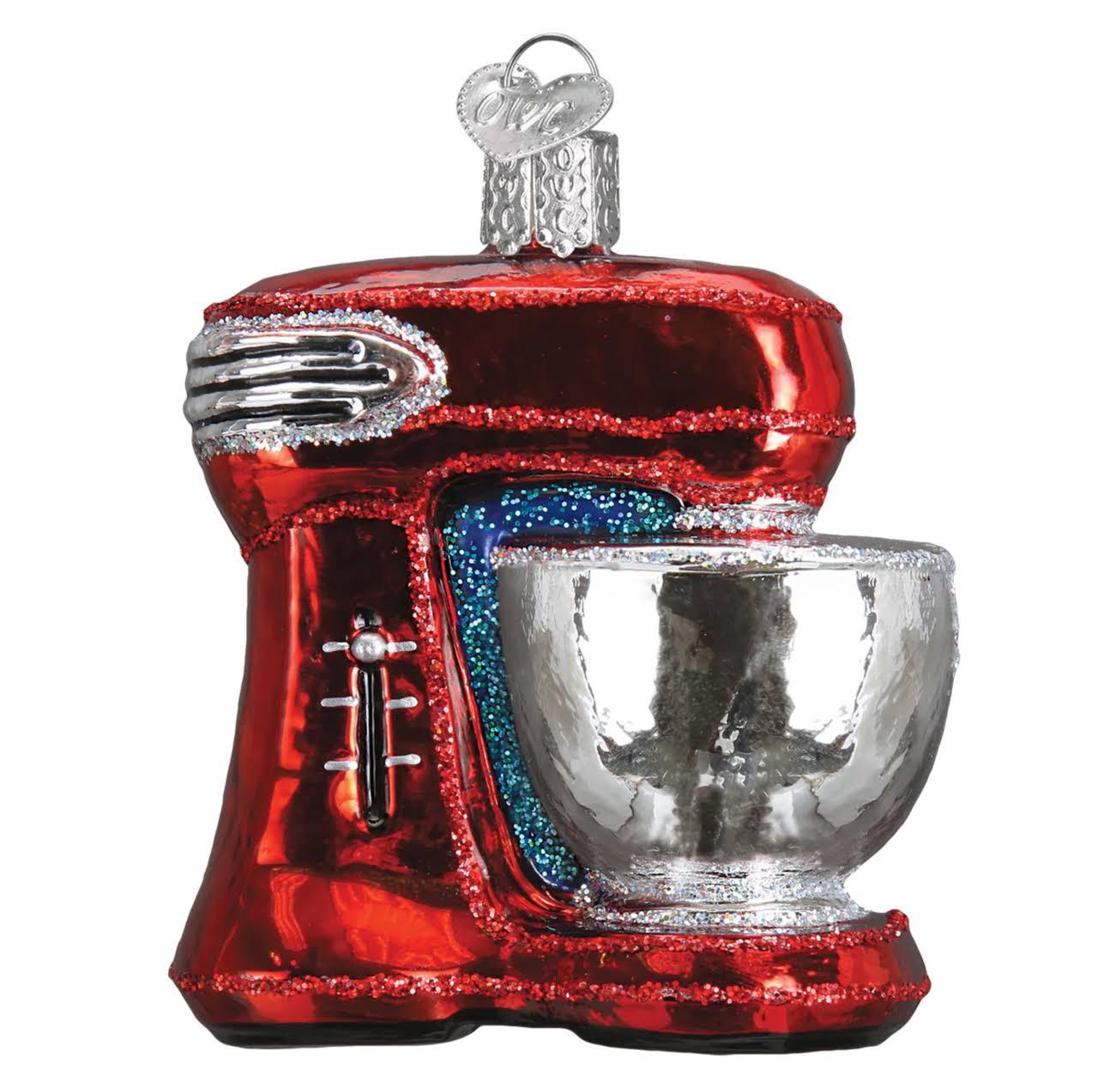 78b7e14de2ca2def3f65351edf87d30ac93c79cff1aca3cbcb622debde1d5127.jpg Old World Christmas Blown Glass Ornament - Mixer - Image 1