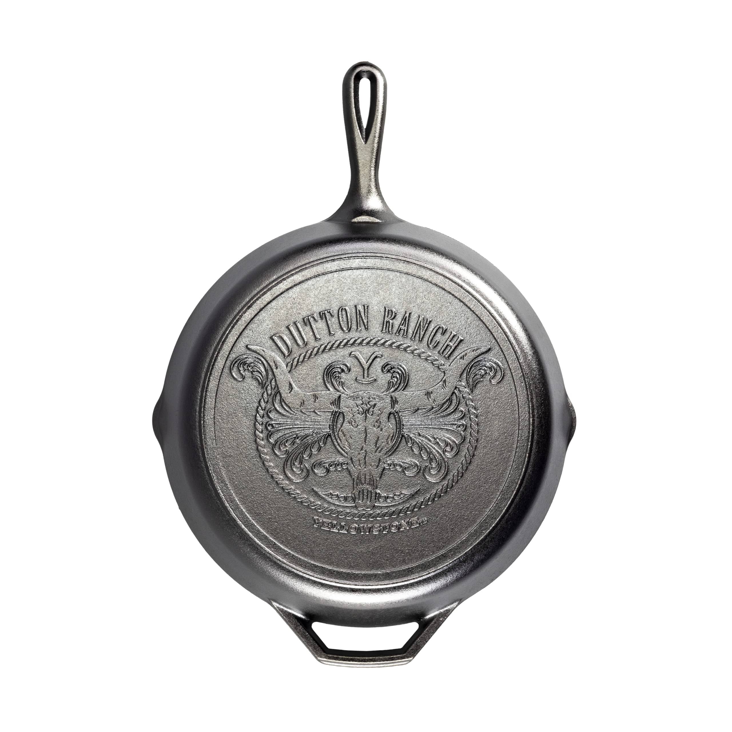 78ebaf0bb491298590f6dbc6b4ee18ea33d582a68806c40b36ff76a1d4d079c1.jpg Lodge Yellowstone - 12" Skillet - Image 1