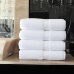 Luxury Hotel & Spa Collection 100% Turkish Cotton Bath Towels Set of 4