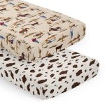 Sweet Jojo Designs Boy Fitted Crib Sheets Set Wild West Collection 2pc
