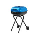 Americana Walk-A-Bout Portable Charcoal Grill in Blue
