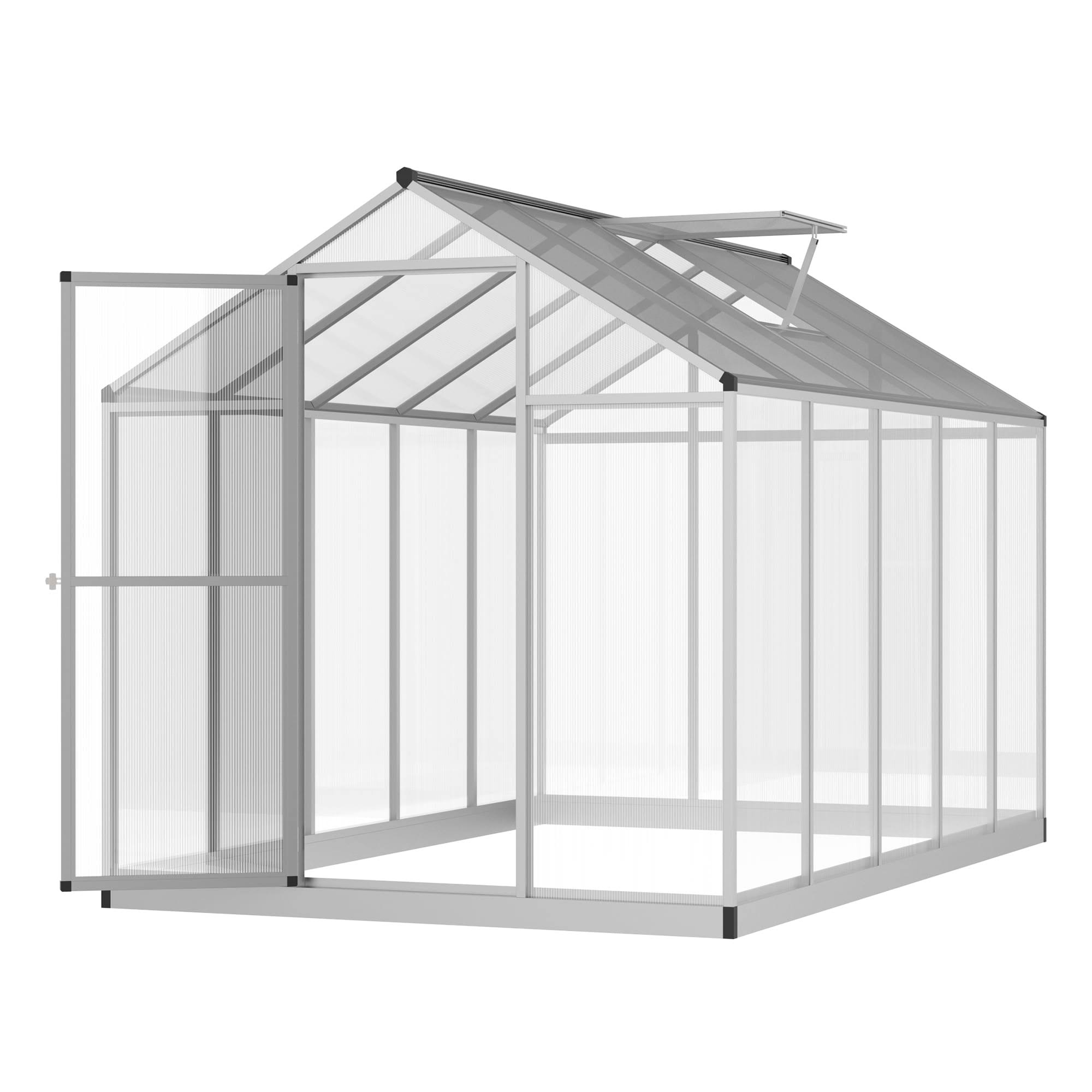 796f6f391df512c2b623aa5ed8d3b3539153118dac5f87f9aab12df53020444e.jpg Outsunny Stable Outdoor Walk in Garden Greenhouse with Roof Vent - Image 1