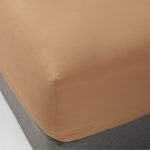 300 Thread Count Ultra Soft Fitted Sheet - Threshold (Brown, Twin)