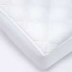 Waterproof Fitted Crib and Toddler Mattress Pad Cover - Cloud Island White