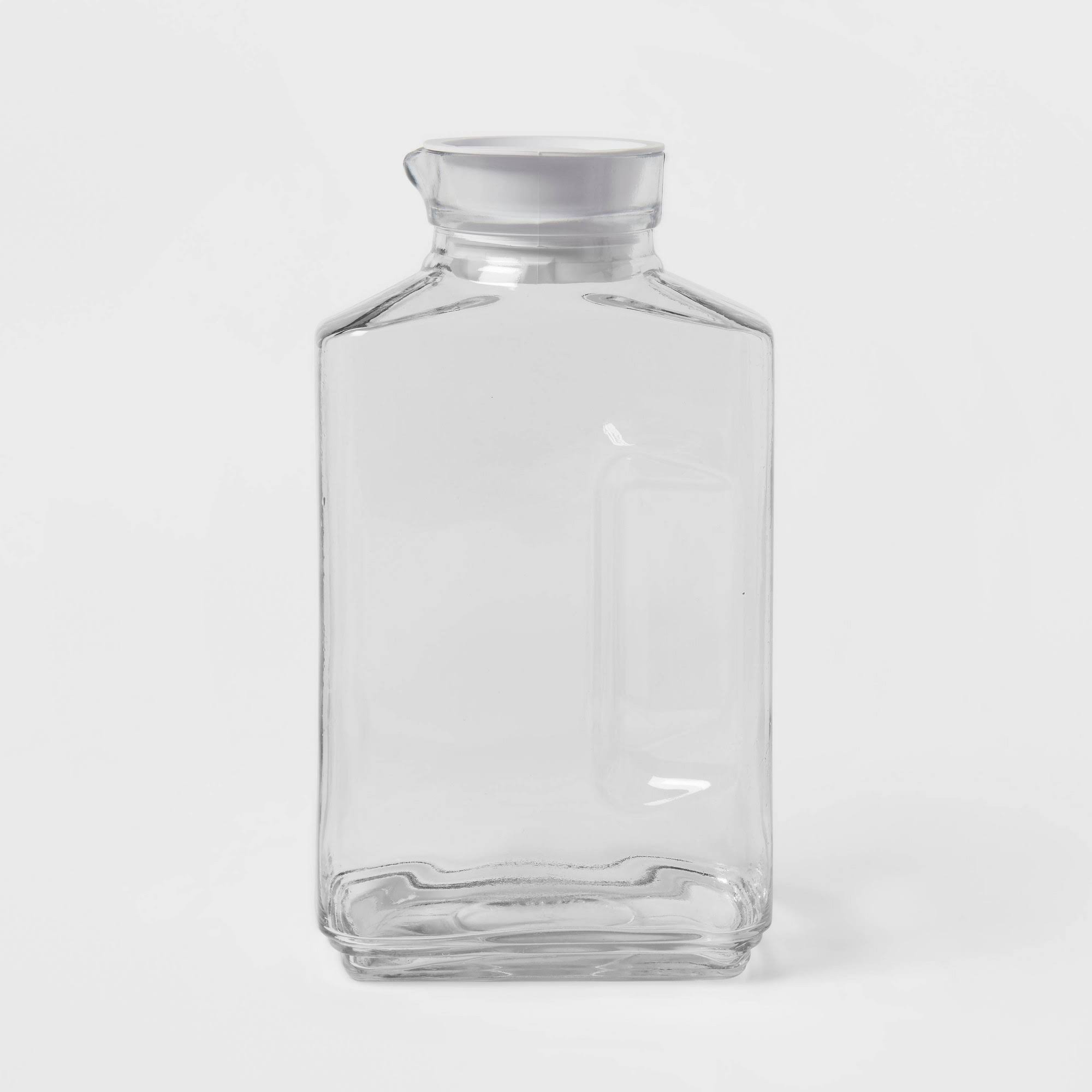 79867ccaeb7de6e5e5e91ece6476fe8266379eca09990294e2422784b00a0701.jpg 64oz Glass Straight Side Pitcher with Lid - Threshold - Image 1