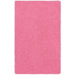 Mainstays Transitional Solid Pink Indoor Youth Shag Area Rug, 3' x 4'8"