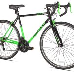 700c RoadTech Men's Bike. Black/Green