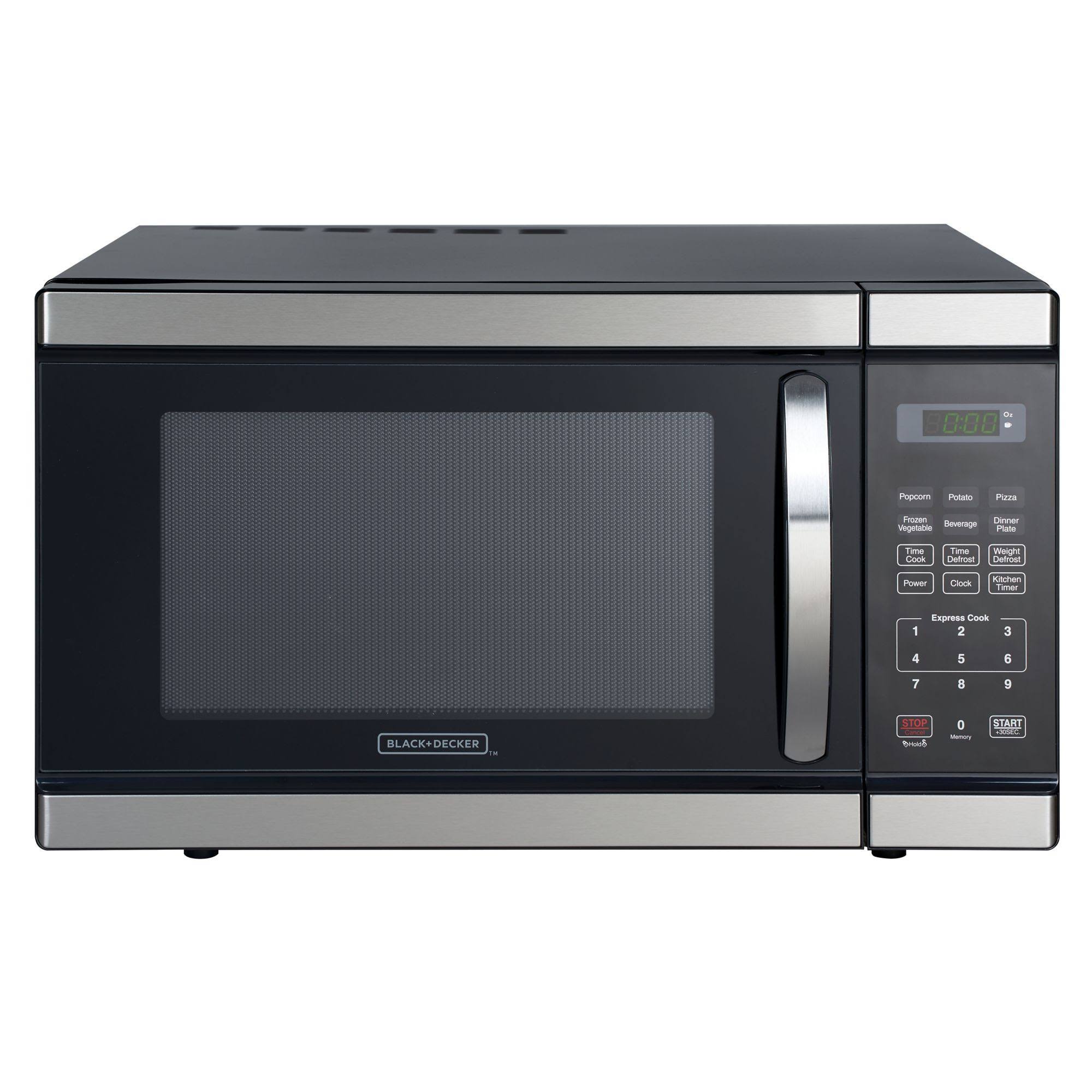 79c78434aed0a9f95d5a7dac2badd66e692bc8c4c117b49264d222a659408d84.jpg Black & Decker 1.1 Cu ft 1000W Microwave - Stainless Steel - Image 1