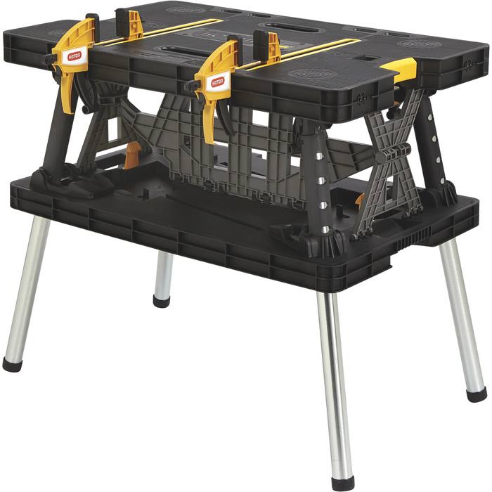79d8a1020ade8c69bdd4e21dec1f4de927fb26a7f45f432a3ed42bc2a675d9d6.jpg Keter Folding Work Table - Image 1