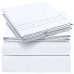 Mellanni Bed Sheet Set - Brushed Microfiber 1800 Bedding - Wrinkle, Fade, Stain