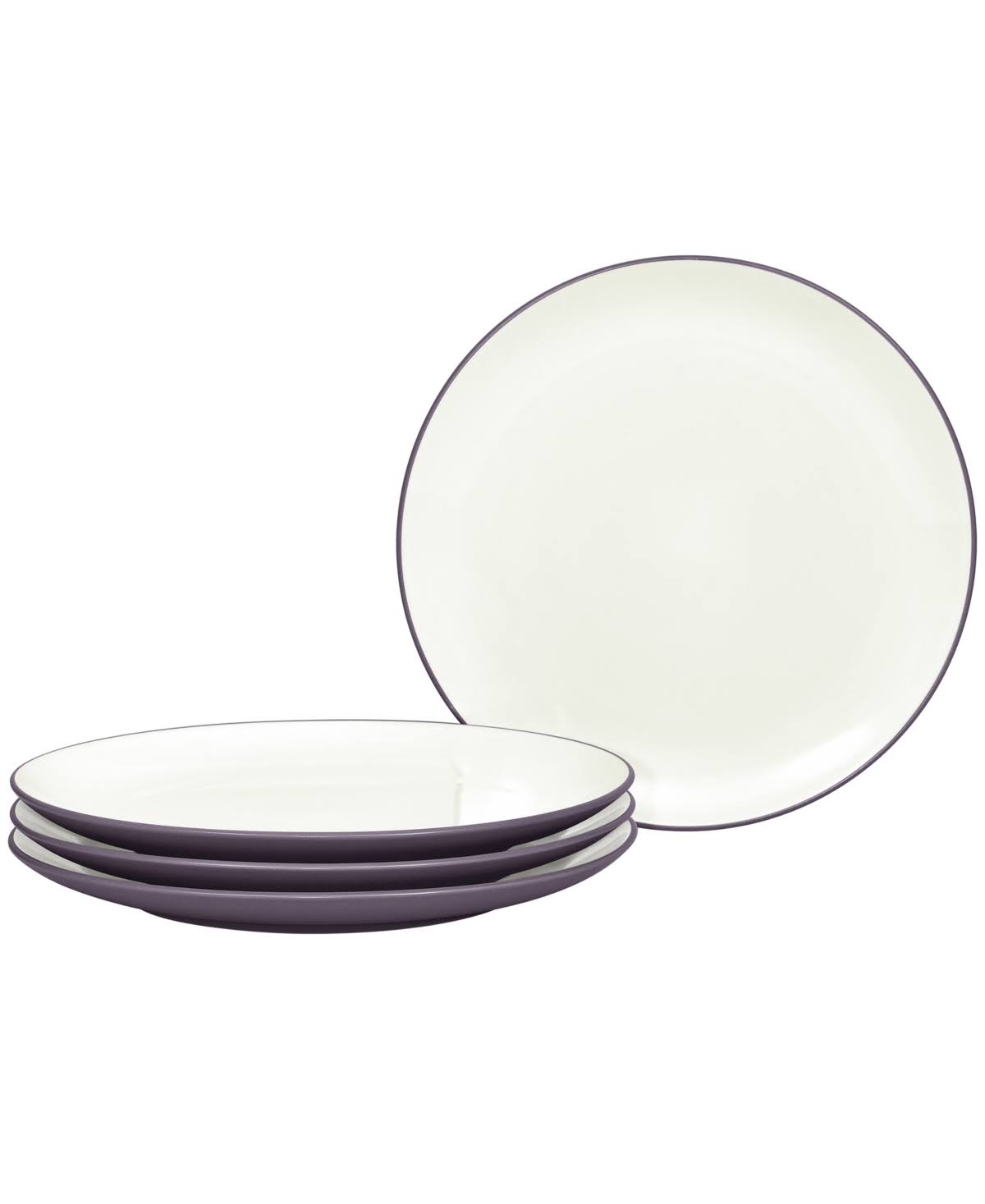 7a116b565211f6d3207d353fcaecfbd2995c37d169a611f28e1133f4b202ec82.jpg Noritake Colorwave Coupe Dinner Plates, Set of 4 - Plum - Image 1