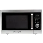 Powerxl Microwave Air Fryer Plus, Stainless Steel / Black, 1cu. Ft