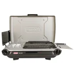 Tabletop Propane Gas Camping 2 - in - 1 Grill/Stove 2 - Burner, Gray, 2000038016