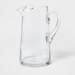 90oz Glass Tall Pitcher with Handle - Threshold