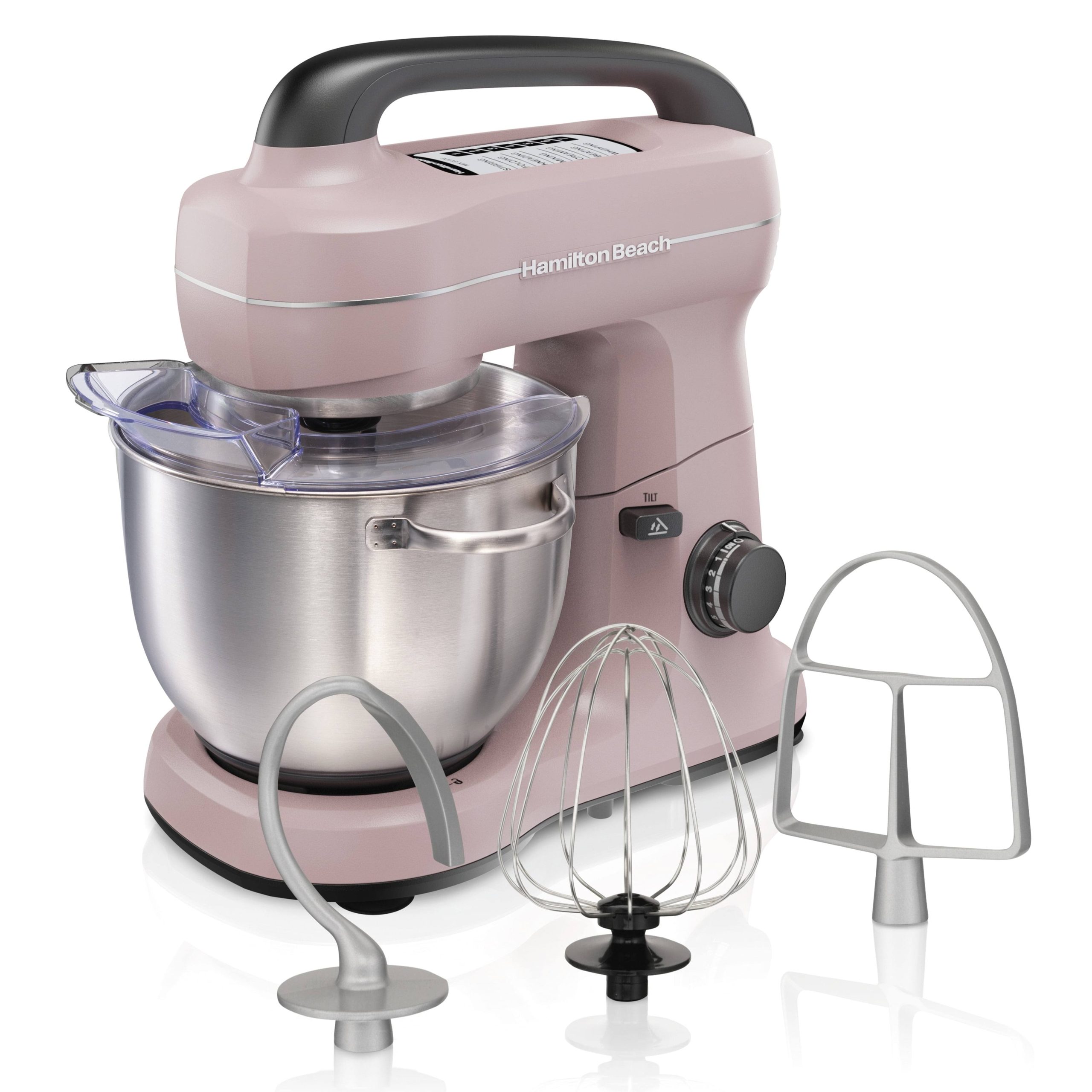 7abd1d36d101094eb27d10a5408df8d66505a9ff0286b276a39258802272ac86.jpg Hamilton Beach 4 Quart 7 Speed Stand Mixer - Image 1