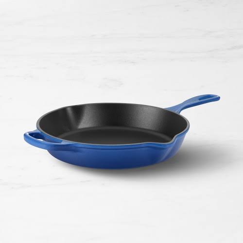 7ac8533a0f52a1c8922b821c9b9c36953acecc7d61e977d17ee6aeb151b9d4f3.jpg Le Creuset Signature Deep Skillet, 10", Lapis | Williams Sonoma - Image 1