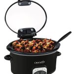 Crock-pot Black Hinged Lid Programmable Slow Cooker - 4.5 qt