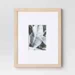 11" x 14" Matted to 5" x 7" Poster Frame Light Wood - Threshold