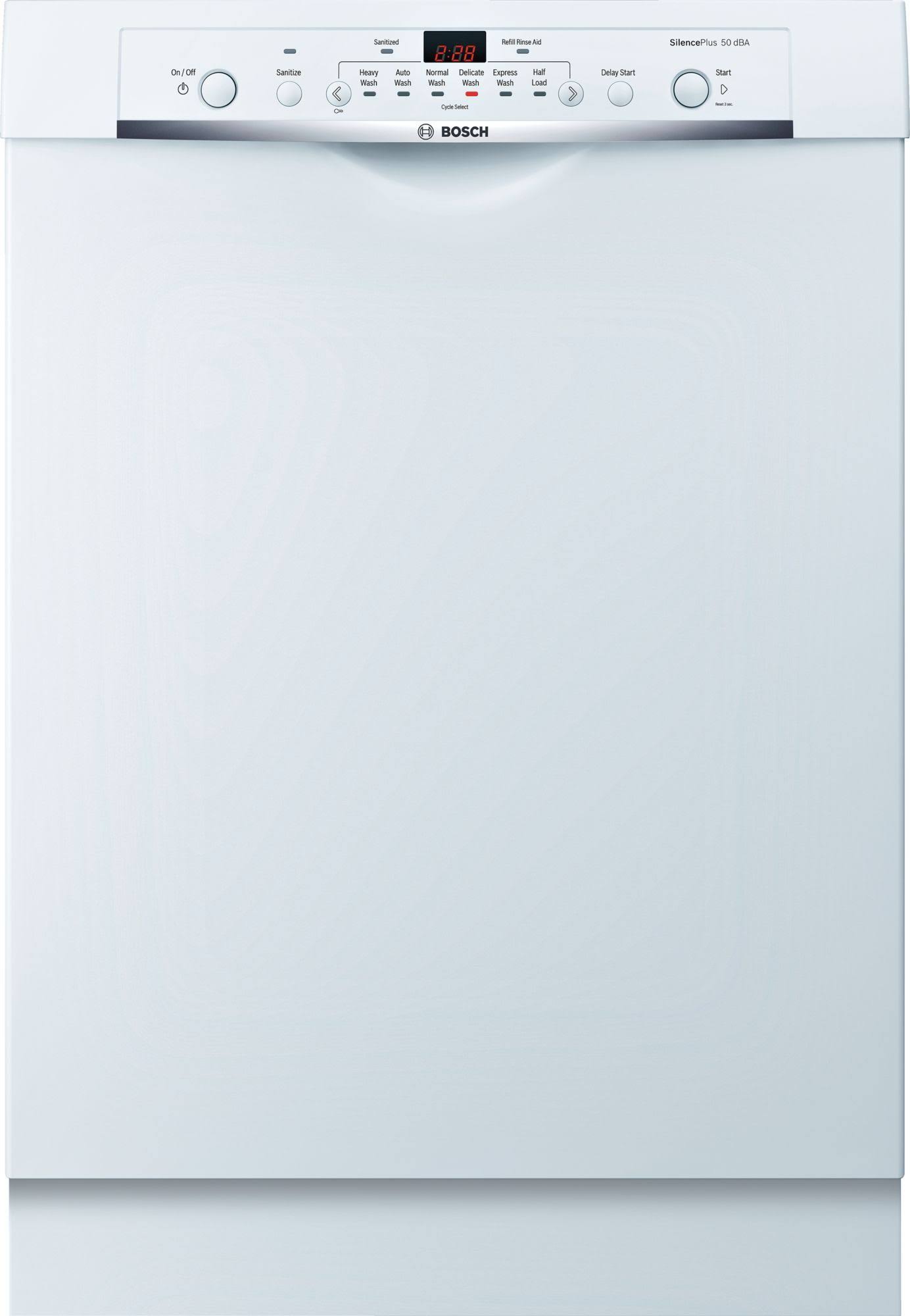 7b16fb25c47021af50a73901b23d8dd64a34c07129a03c66e74234d142cc0f06.jpg Bosch Ascenta 24" SHE3AR72UC Built-In Dishwasher - White - Image 1