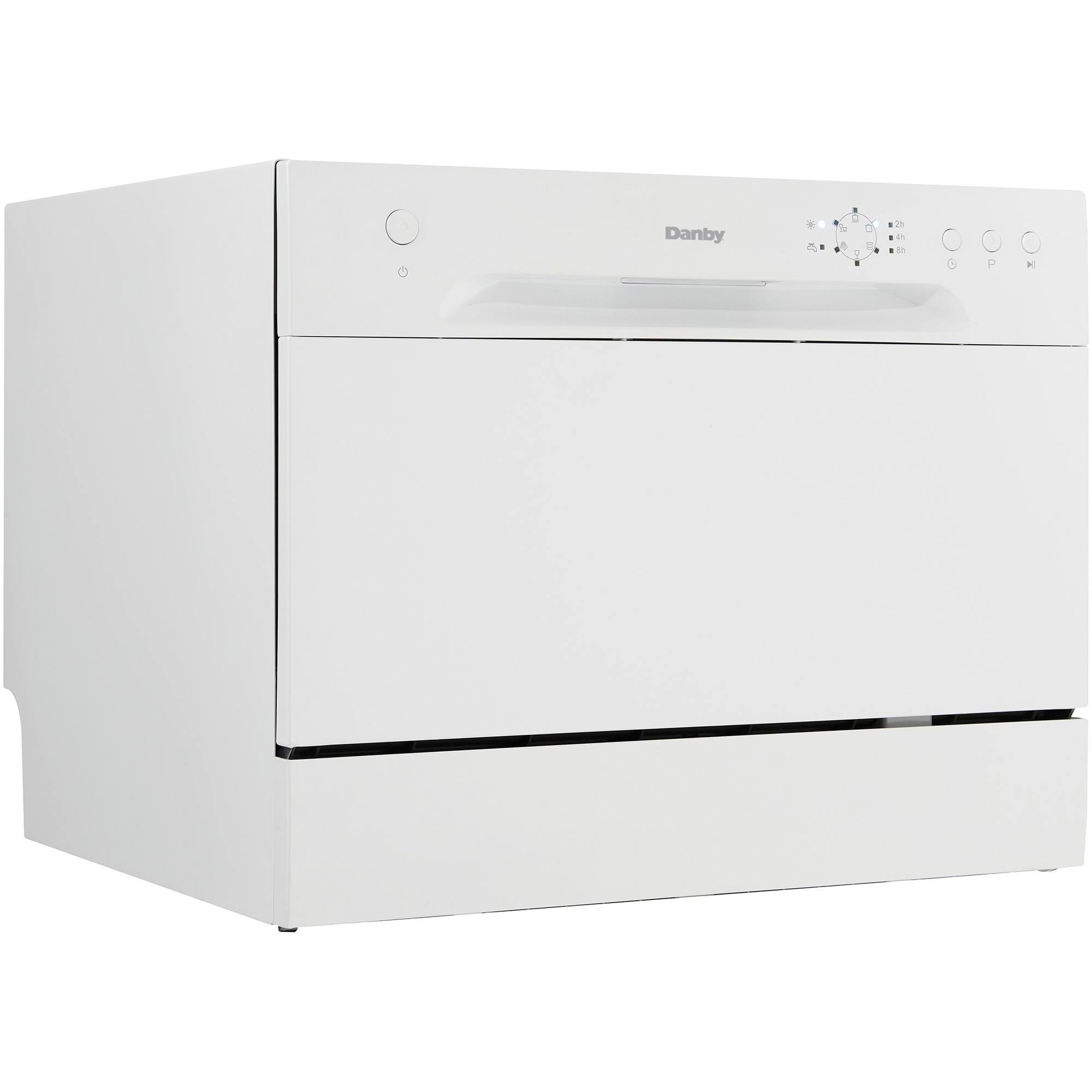 7b38b84713e1ae4e72930bac6c9a3dd57a8ee889ad4d9b8ccd6c31cea3129cc1.jpg Danby 6 Place Setting Countertop Dishwasher White DDW621WDB - Image 1