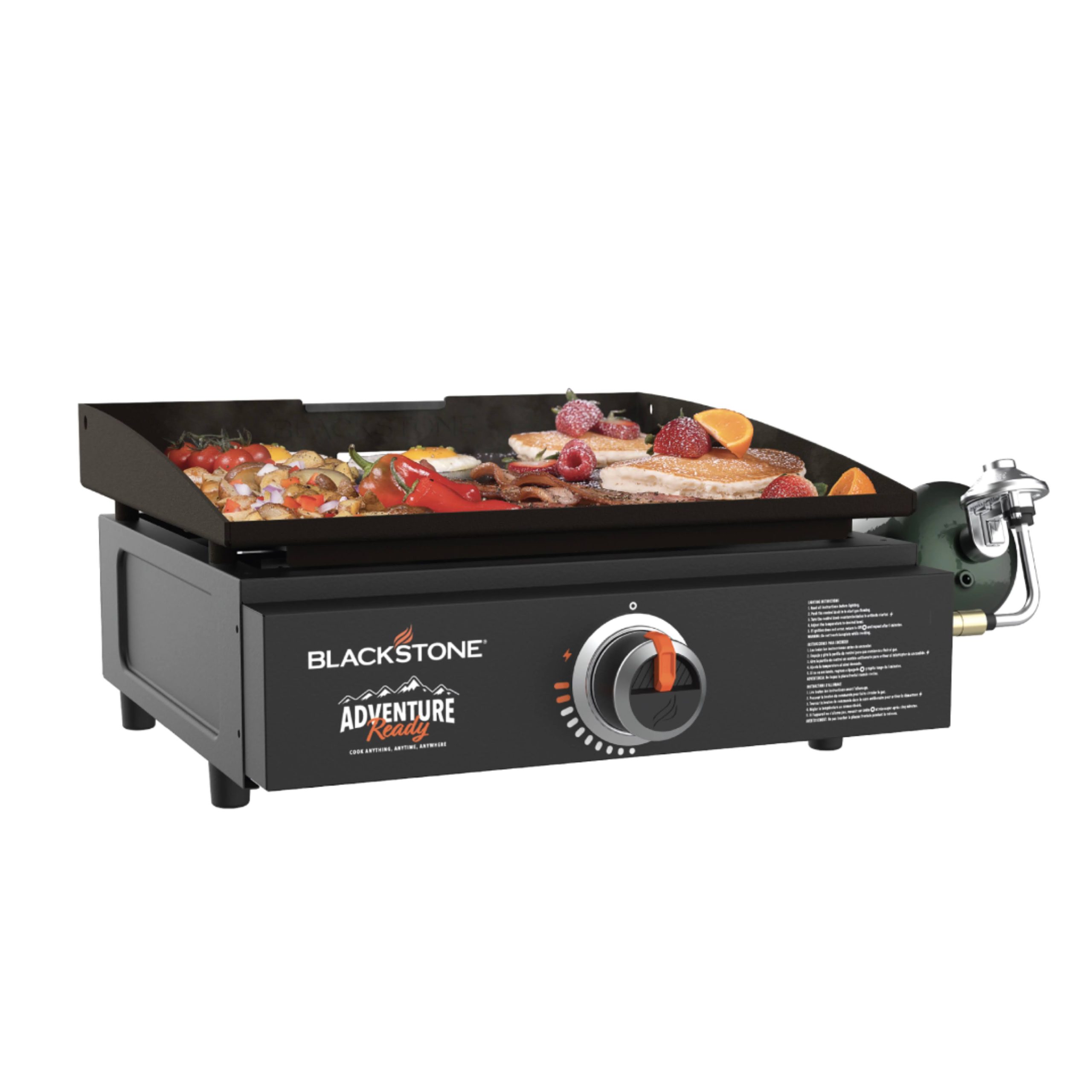 7b7e105e0fcc1773ca38d8e56c556da48825539f1daac27bfa3ac66a1e9e7562.jpg Blackstone 17" Adventure Ready Tabletop Outdoor Griddle - Image 1