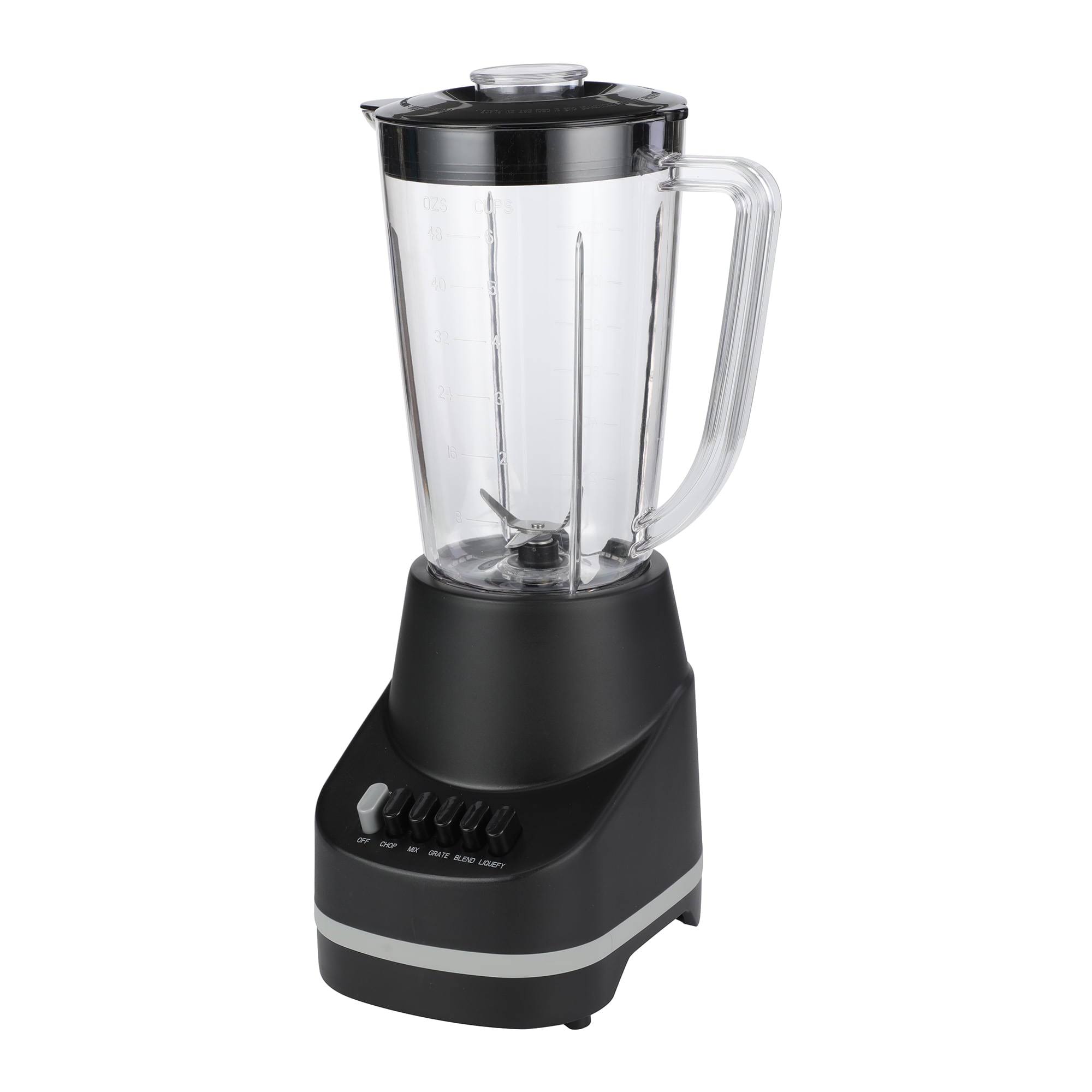 7bbad03b015148bd13251ed3fac63bb17802731d01e70138b1dc429a42dd6f7d.jpg Mainstays 6 Speed Blender with 48 Ounce Jar - Image 1