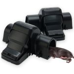 Ucatch Tunneled Rat Trap - Dual Entry Rodent Snap Trap with Child Safe, Pet Safe