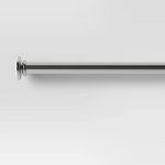 30"-52" Tension Rod Plated Brushed Nickel - Room Essentials
